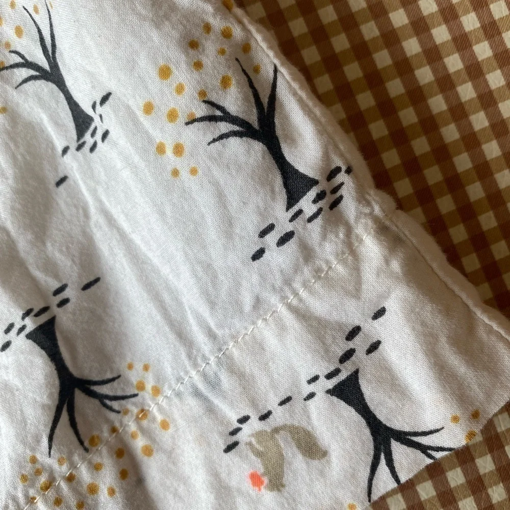 Gap baby squirrel print long sleeve tunic top. 0-3 Months‎